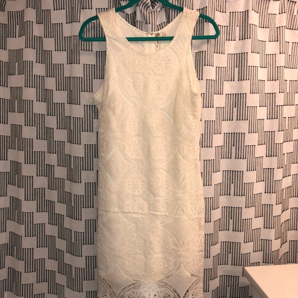 NEW White Crotched Dress!